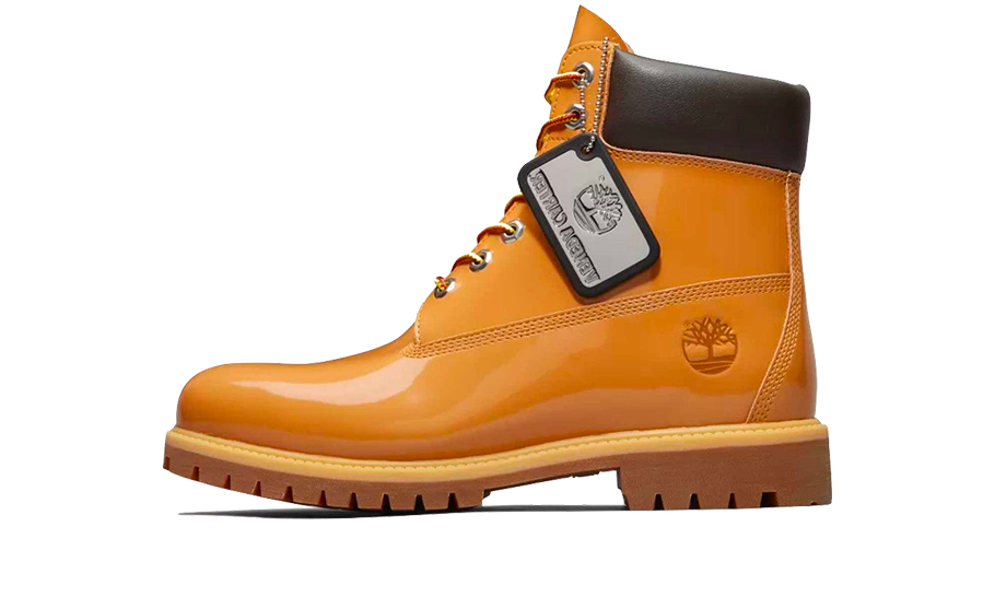 6" Veneda Carter Patent Leather Boot Wheat Patent