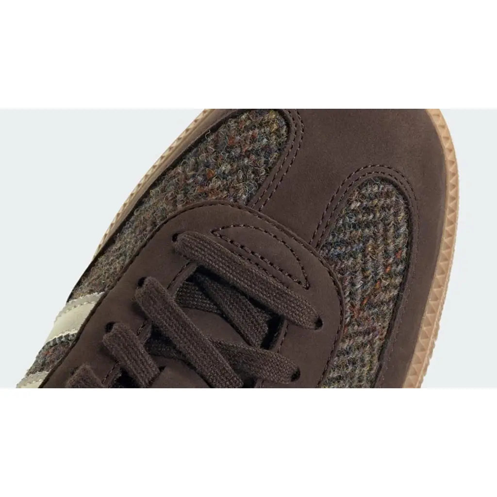 Samba OG Dark Brown x Harris Tweed - ID1450