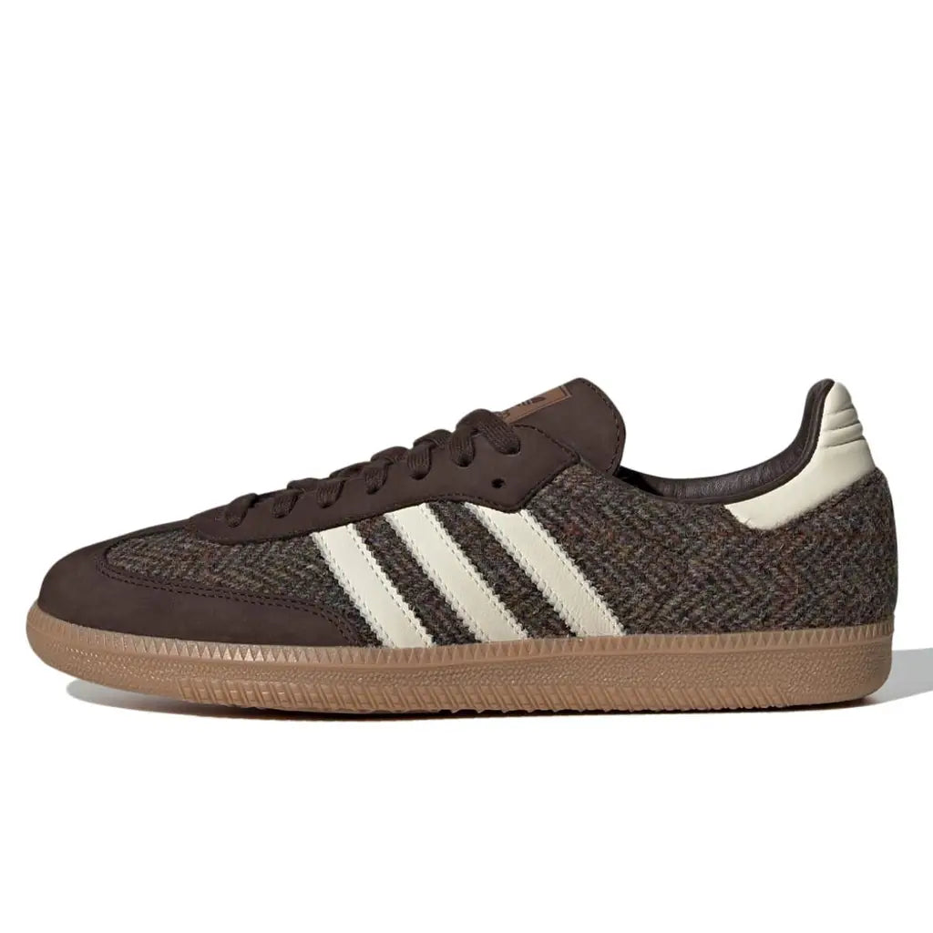 Samba OG Dark Brown x Harris Tweed - ID1450