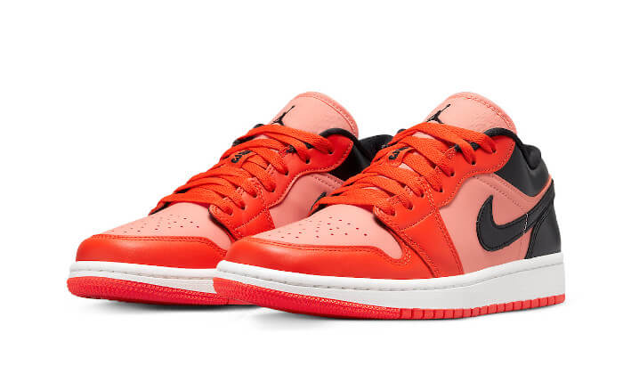 Nike air jordan cheap orange et noir