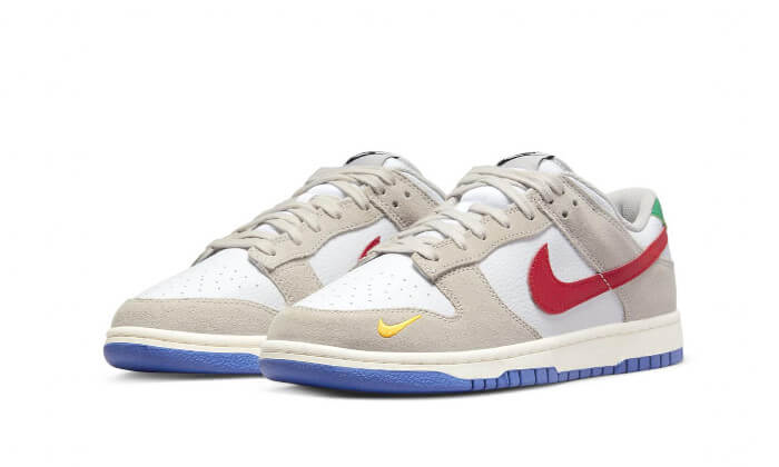 Dunk Low Light Iron Ore Red Blue