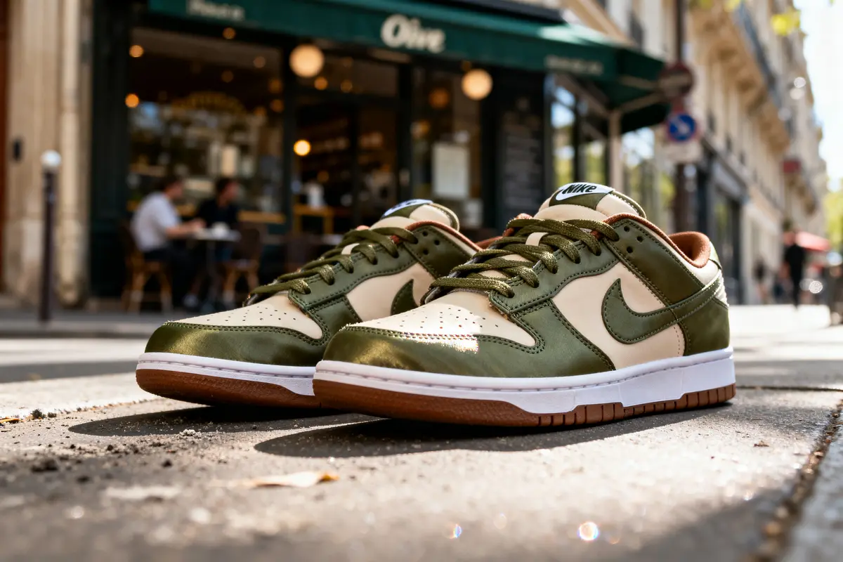 Dunk Olive : Découvrez les baskets Nike qui font sensation !