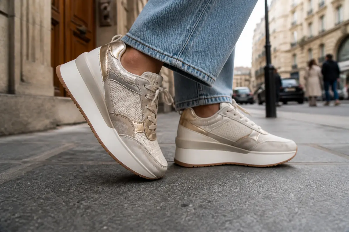 Basket à plateforme : Style urbain et confort au quotidien !